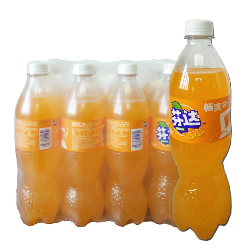 芬达橙味汽水680毫升